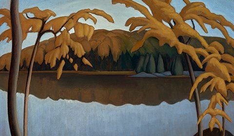Lawren S. Harris, Northern Lake, Autumn, c. 1923. Oil on canvas.